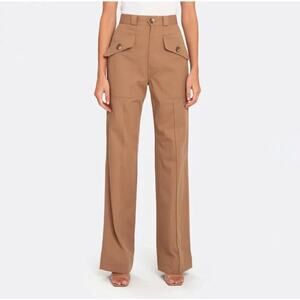 Trave Ava High Rise Wide Leg Pants in Blonde on Blonde Size 26